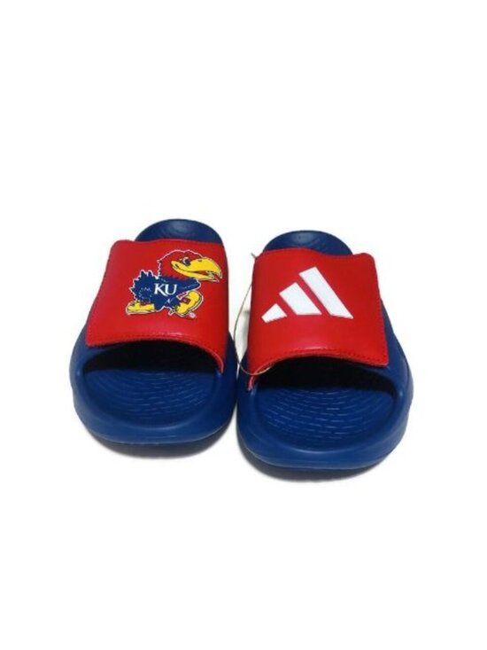 Kansas Jayhawks adidas Lightblaze Slide Mens Size 6 Womens Size 7 Sandals Blue main image 8